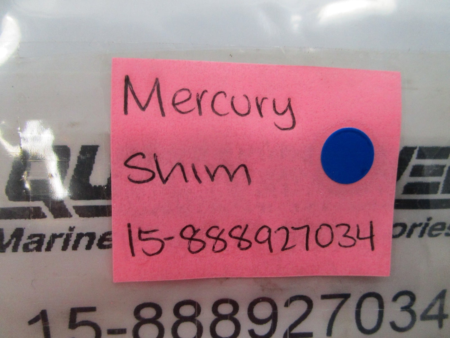 NEW OEM (LOT OF 3) 15-888927034 Mercury Quicksilver Shim 0810