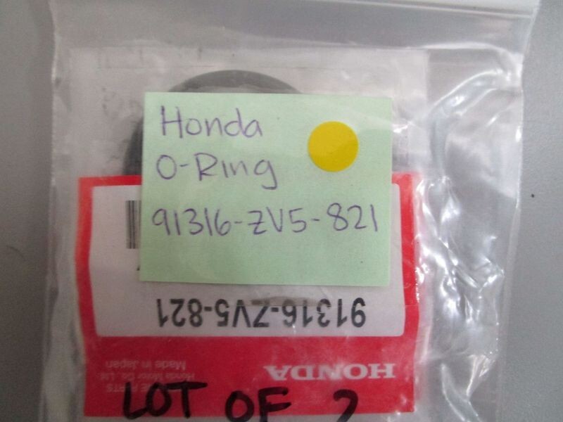 *NEW OEM* (LOT OF 2) 0770 Honda Valve O-Ring 91316-ZV5-821