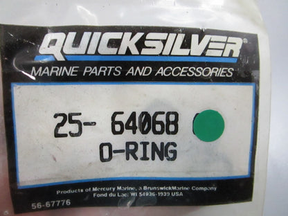 NEW OEM (LOT OF 5) 25-64068 Mercury Quicksilver O-Ring 0810