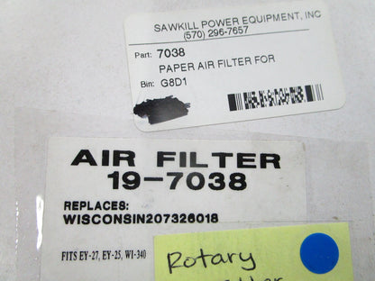 NEW 19-7038 Replaces: 207-32606-18 Rotary Air Filter 0810