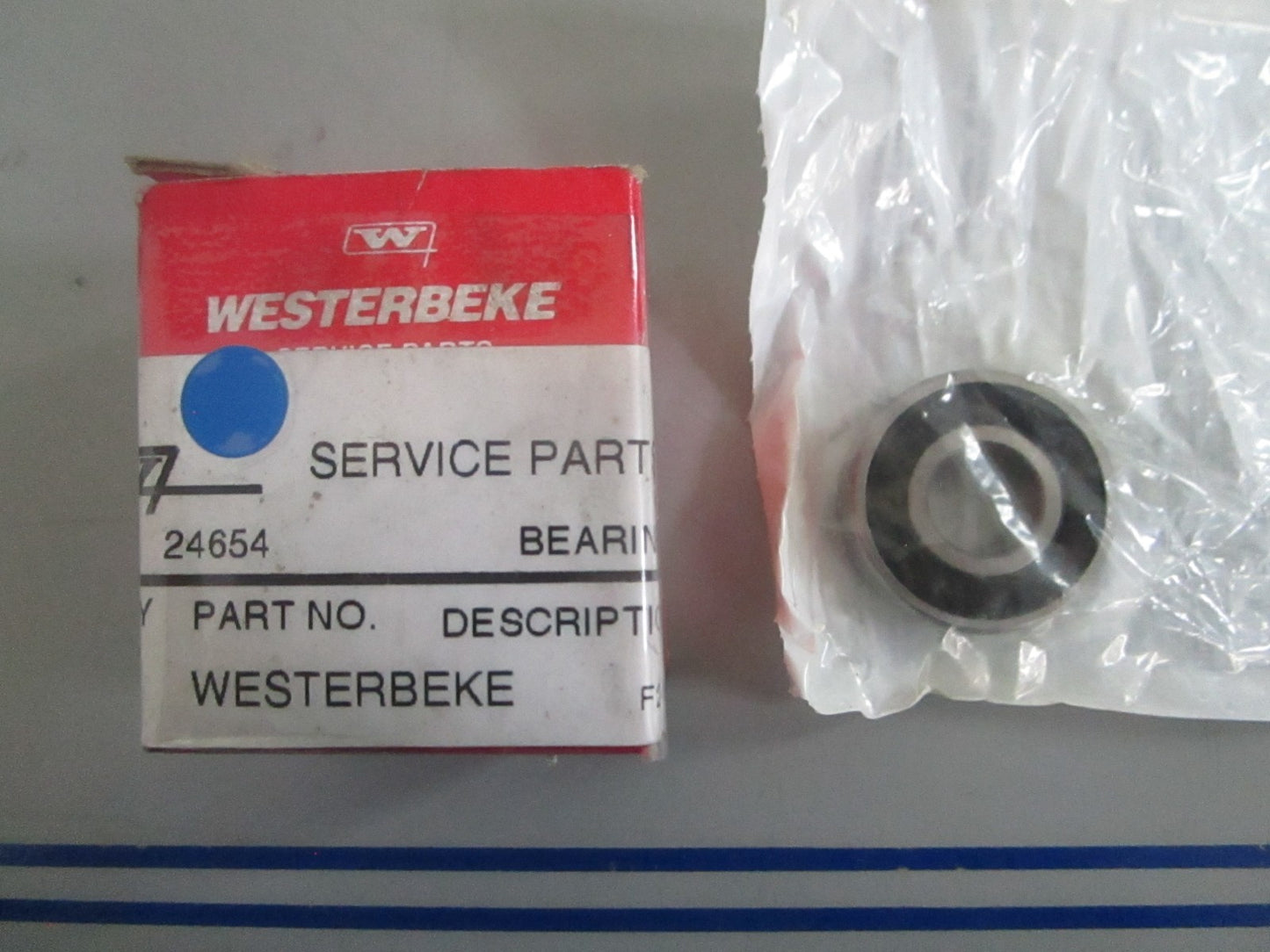 NEW OEM 24654 Westerbeke Bearing 0820