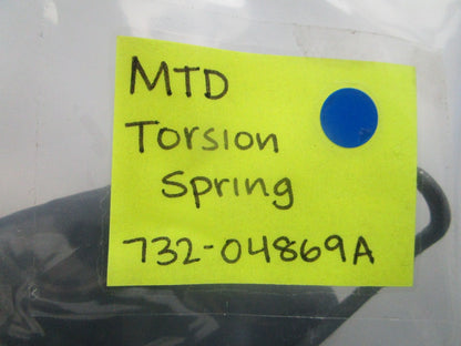NEW OEM MTD 732-04869A Torsion Spring 0810