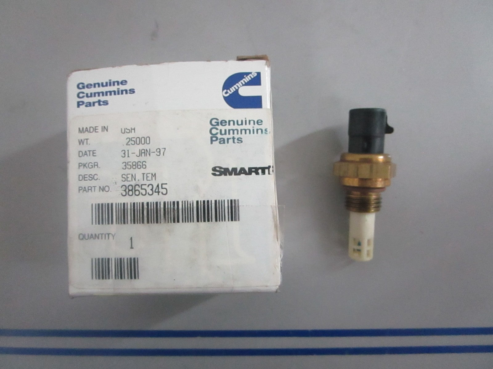 *NEW OEM* 0820 Cummins Temperature Sensor 3865345