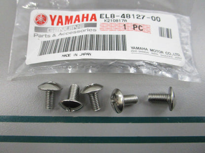 NEW OEM (LOT OF 5) EL8-48127-00-00 Yamaha Screw 0810