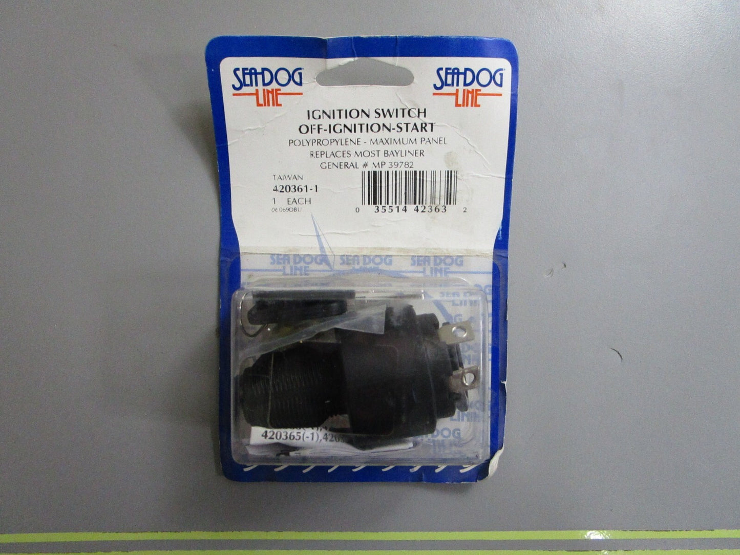 *NEW* 0810 SeaDog Ignition Key & Switch 420361
