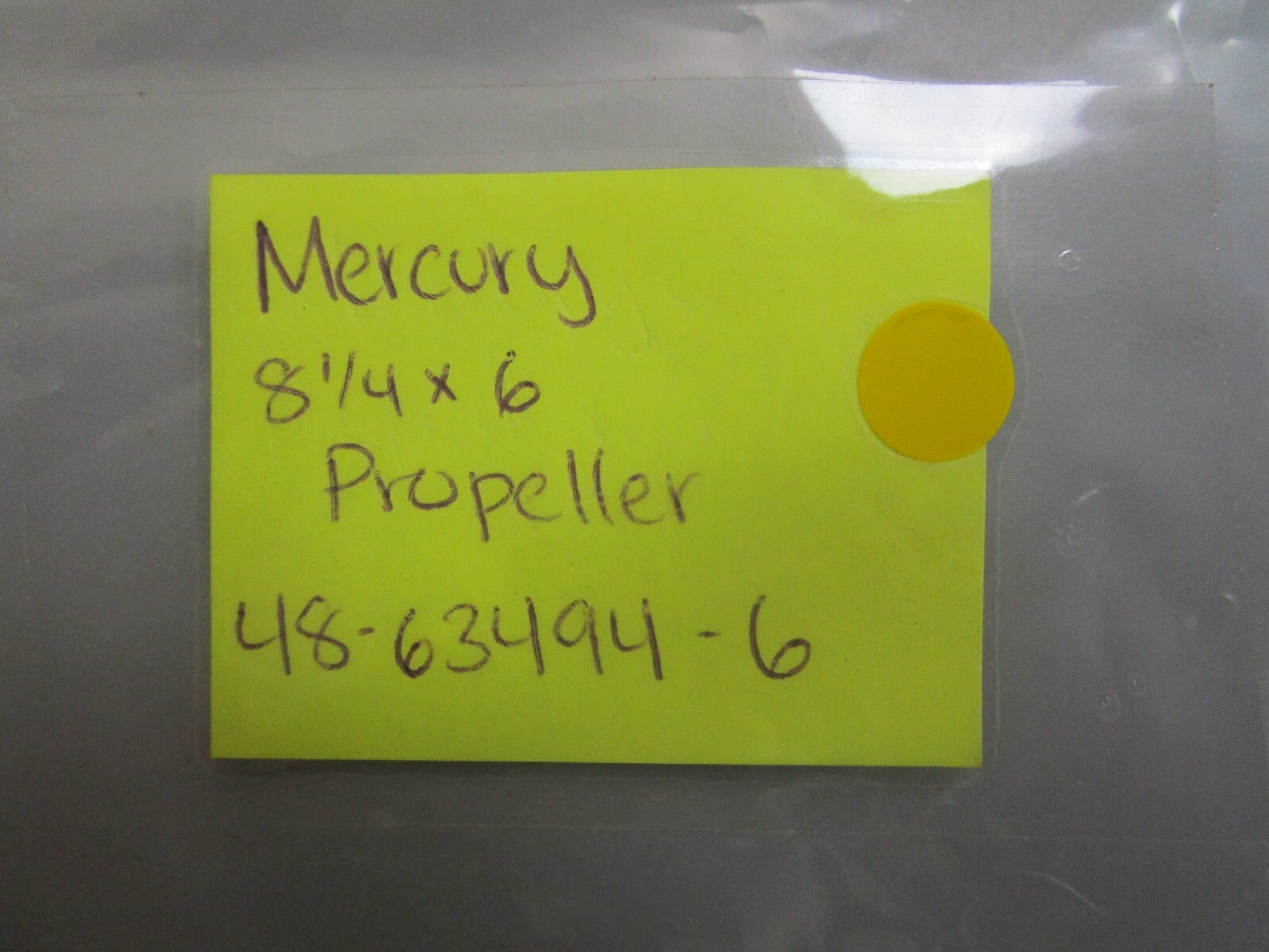 *NEW OEM* 0810 Mercury Quicksilver 8 1/4 x 6 Propeller 48-63494-6