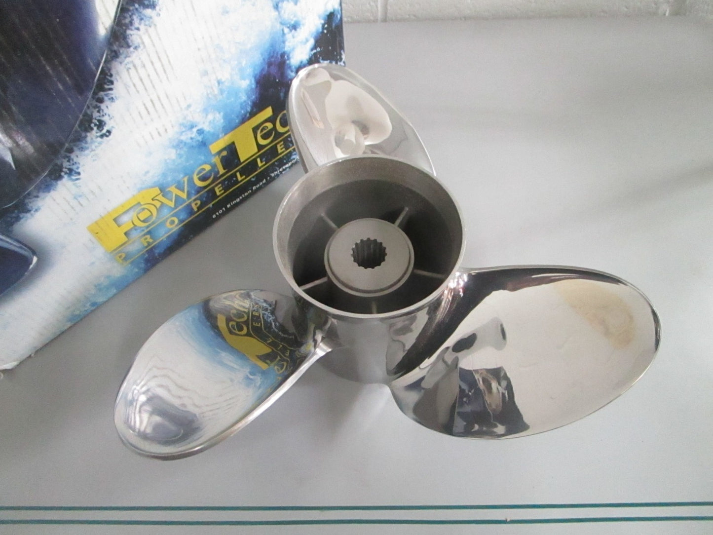 NEW OFS3R14PCL200 Power Tech 15.25×14 Stainless Steel Universal Propeller 0820