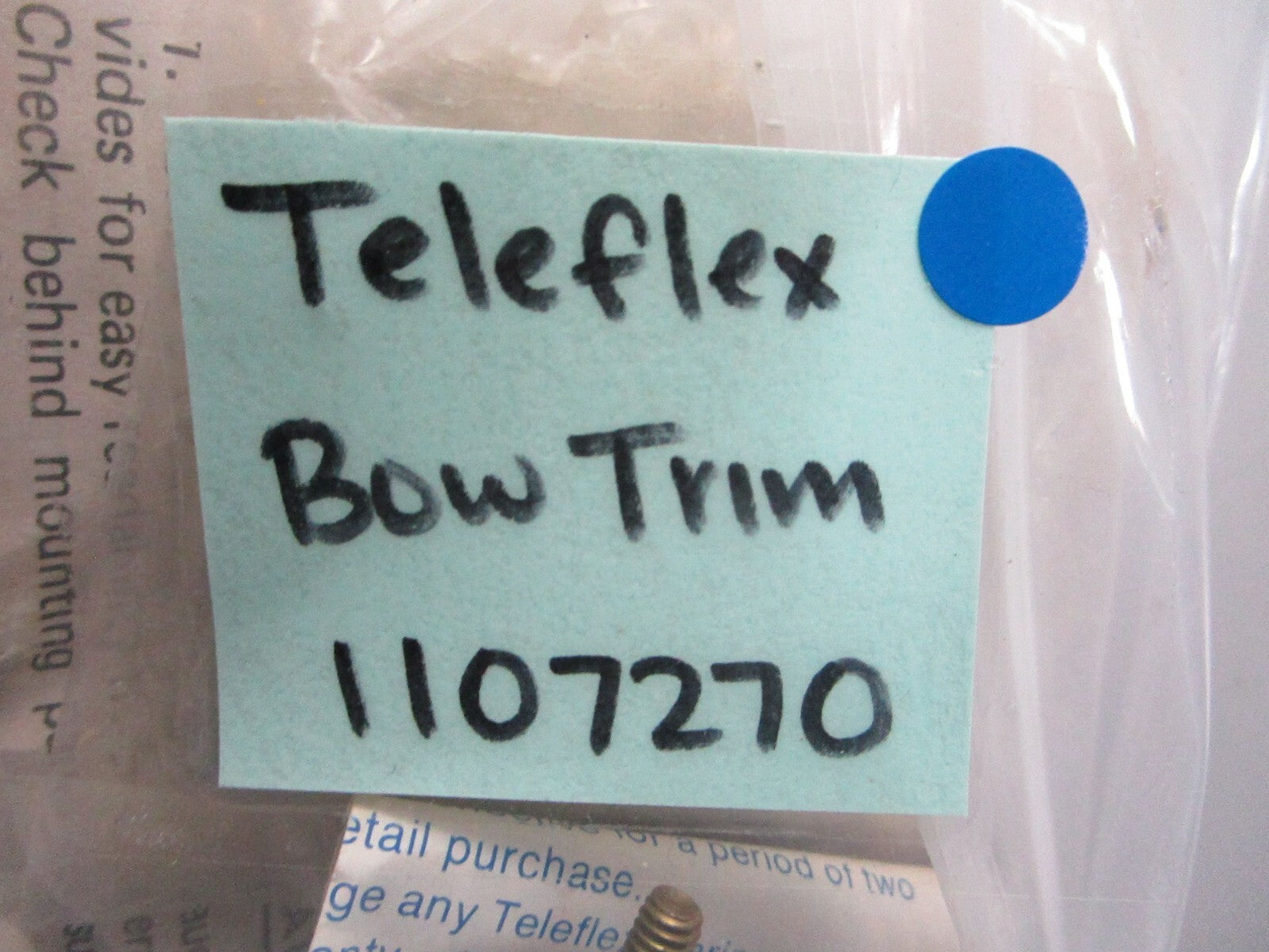 *NEW* 0770 Teleflex Bow Trim 1107270