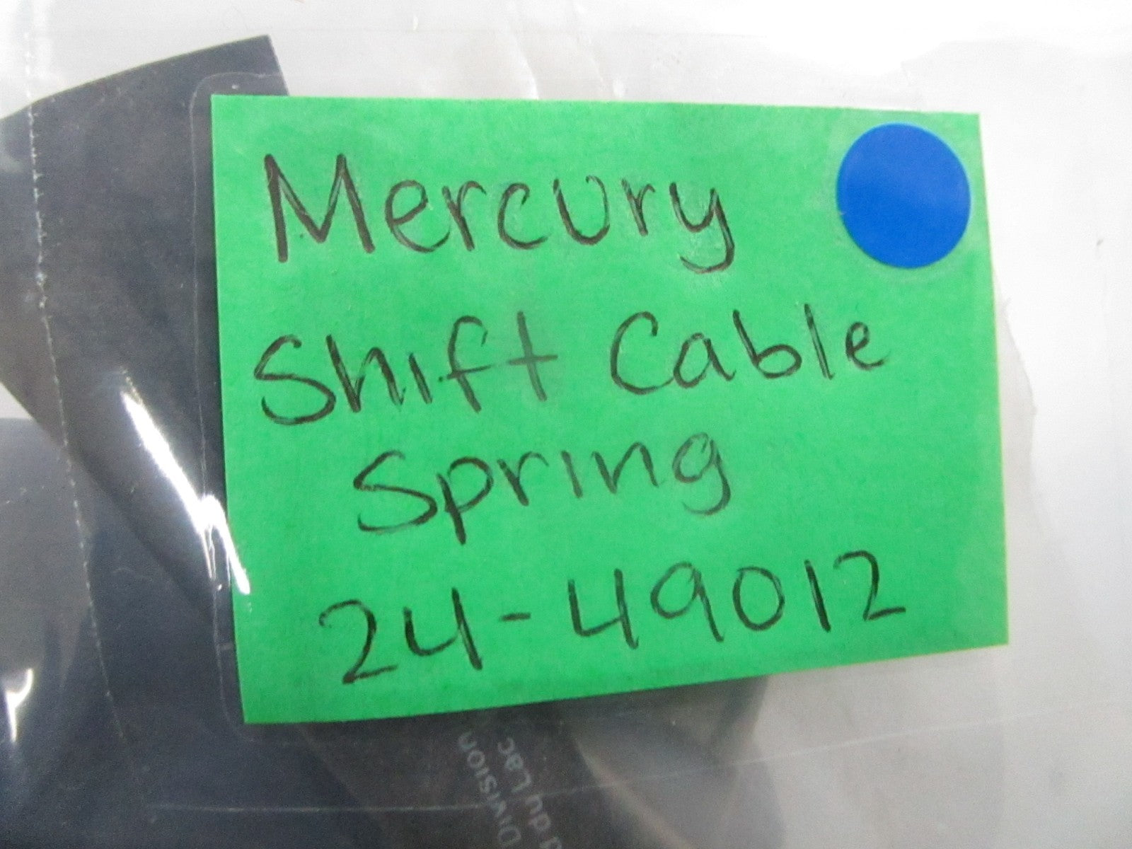 *NEW OEM* 0810 Mercury Quicksilver Shift Cable Spring 24-49012
