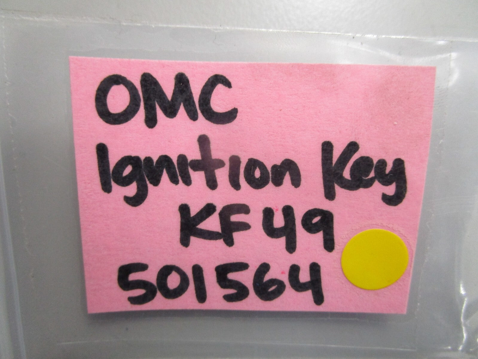 *NEW OEM* 0810 OMC Johnson Evinrude Ignition Key KF49 501564 0501564