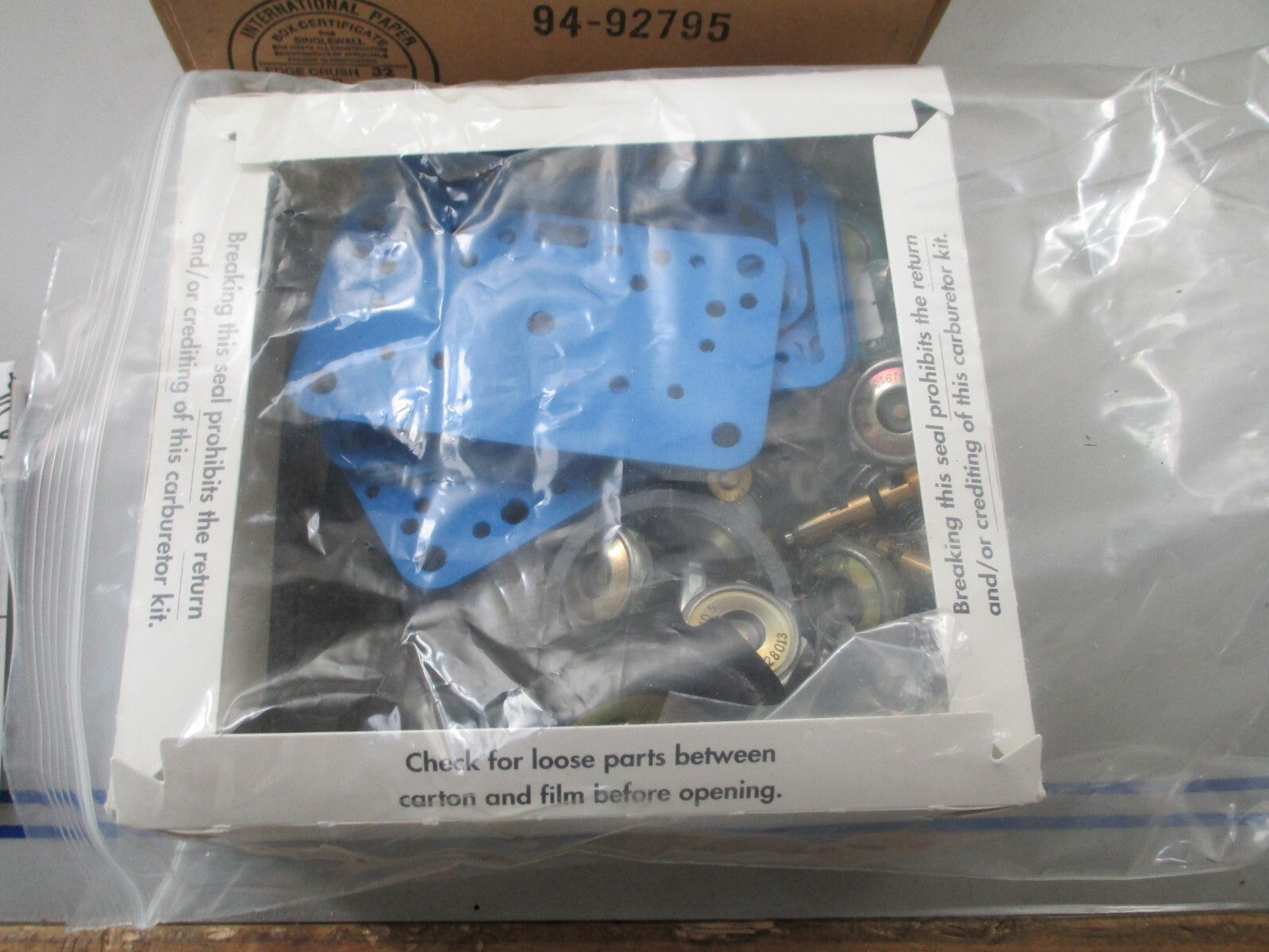 *NEW OEM* 0820 Mercury Quicksilver Rebuild Kit 8M0050786