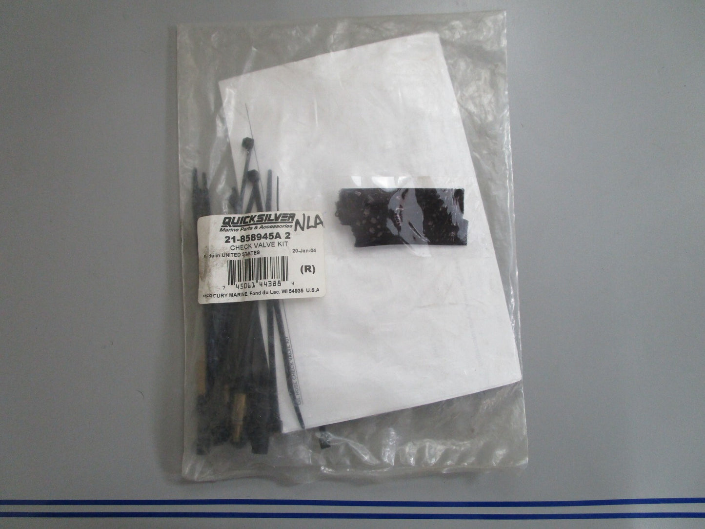 *NEW OEM* 0820 Mercury Quicksilver Check Valve Kit 21-858945A2