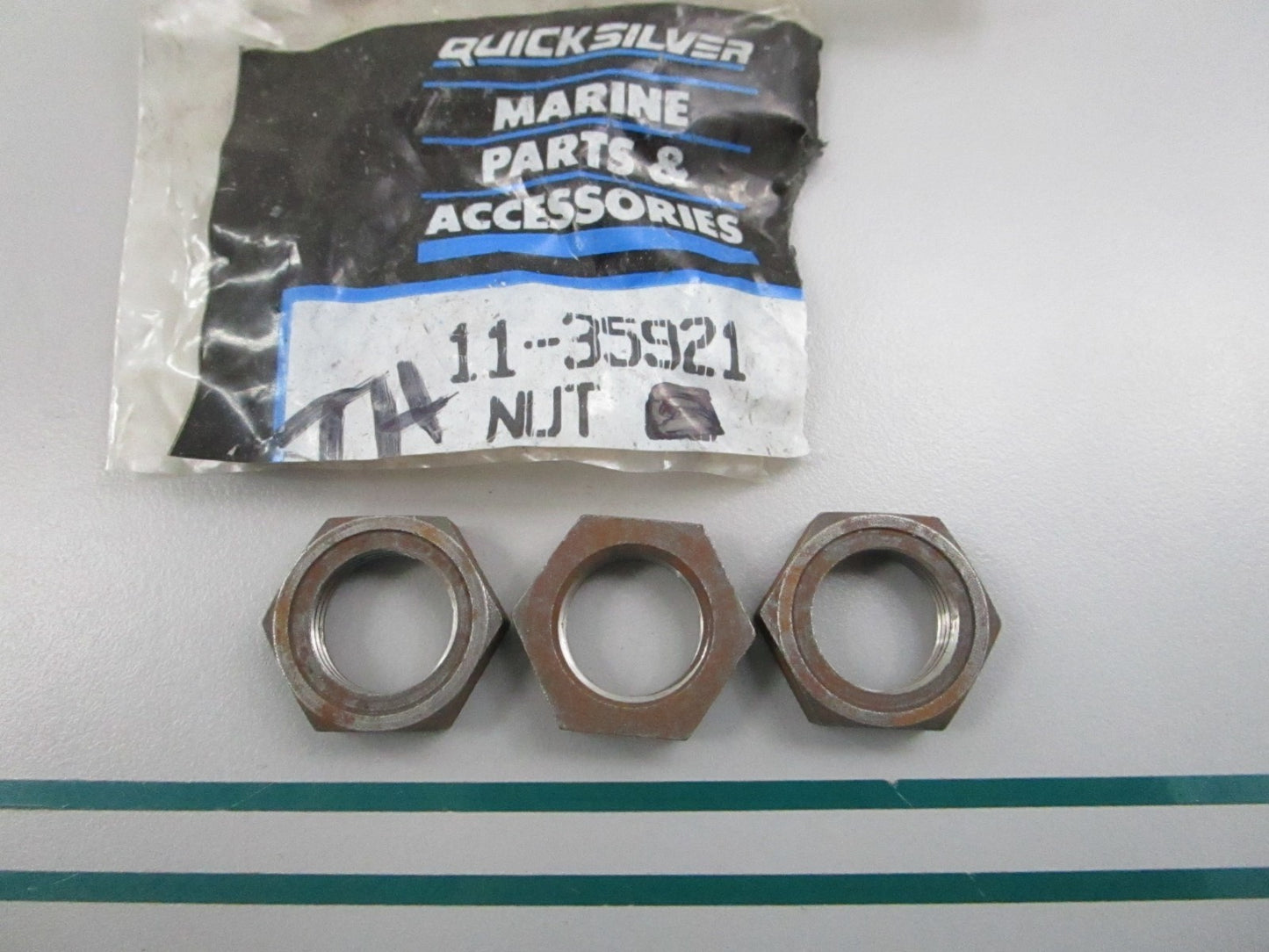 NEW OEM (LOT OF 3) 11-37984 Mercury Quicksilver Nut 0810