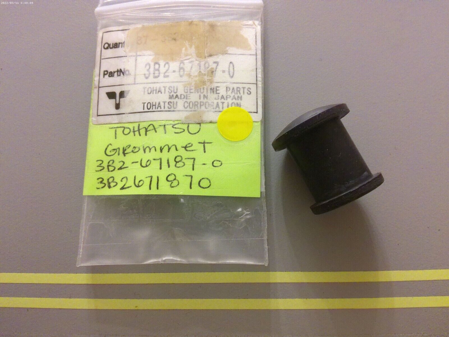 *NEW OEM* 0810 Tohatsu Grommet 3B2-67187-0 3B2671870