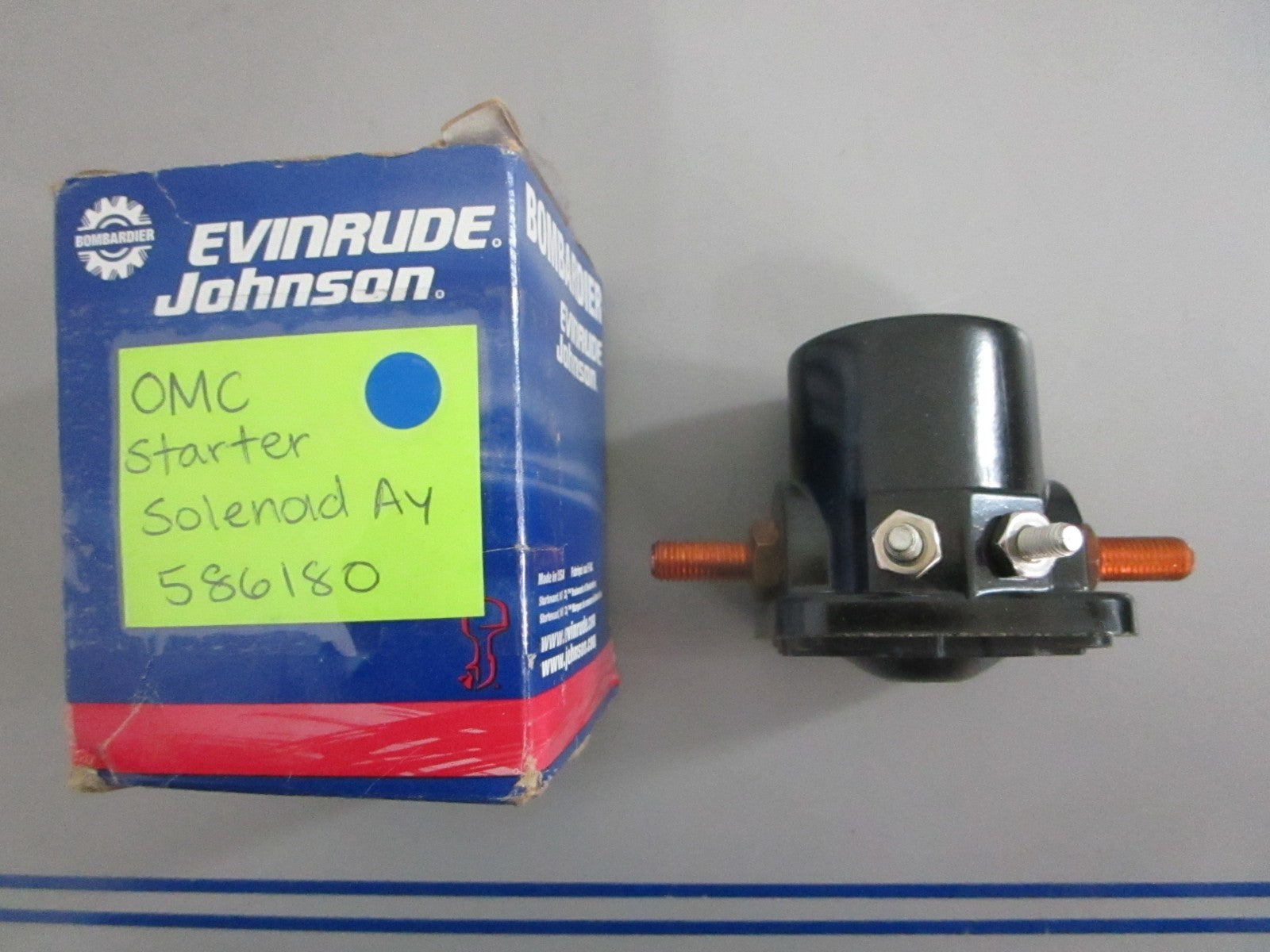 *NEW OEM* 0820 OMC Johnson Evinrude Starter Solenoid Ay 586180 0586180