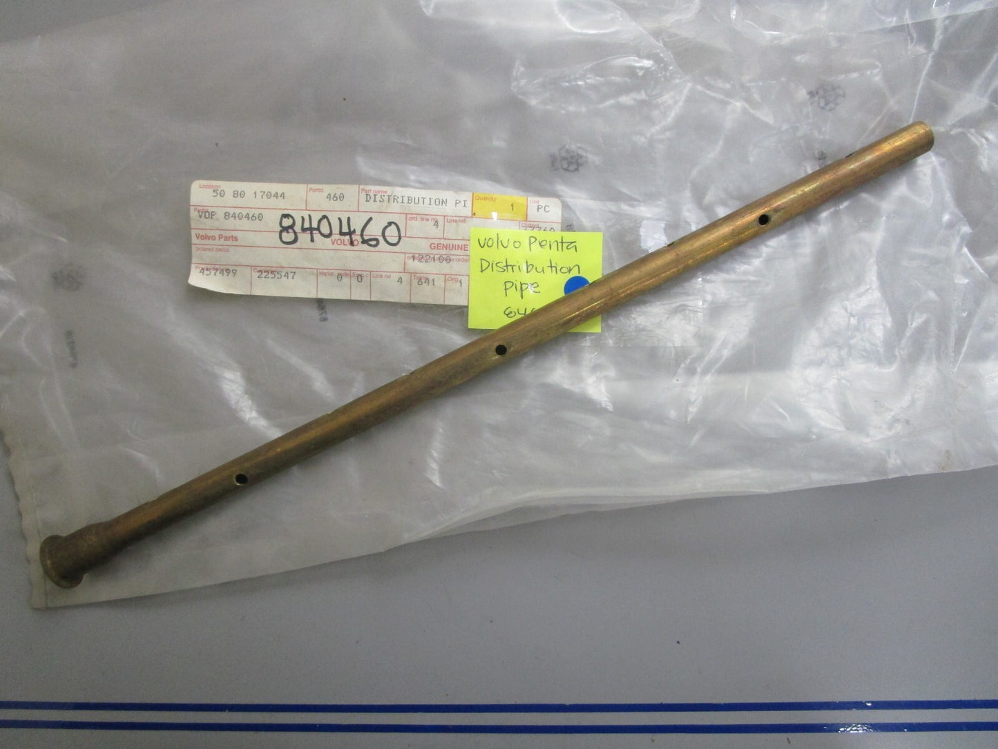 *NEW OEM* 0820 Volvo Penta Distribution Piper 840460