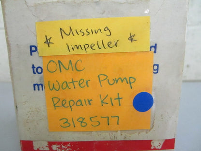 *NEW OEM* 0820 OMC Johnson Evinrude Water Pump Repair Kit 318577 0318577