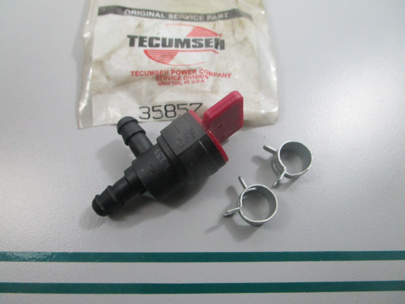 NEW OEM 35857 Tecumseh Fuel Shut Off Valve 0810