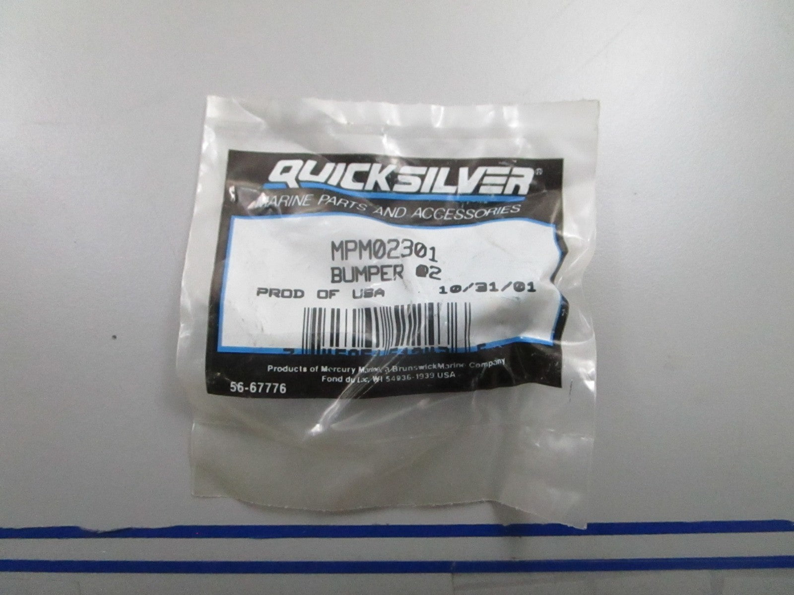 *NEW OEM* (LOT OF 2) 0810 Mercury Quicksilver Bumper MPM02301