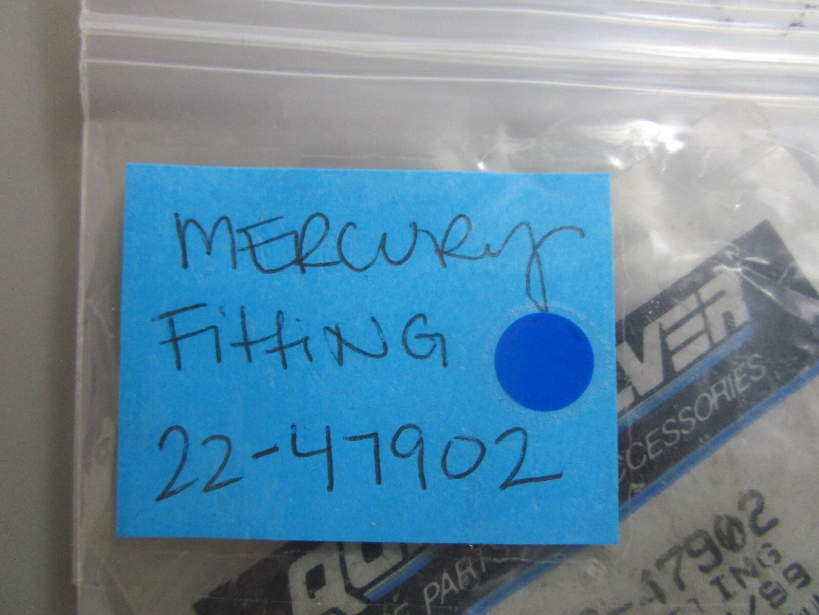 *NEW OEM* 0810 Mercury Quicksilver Fitting 22-47902