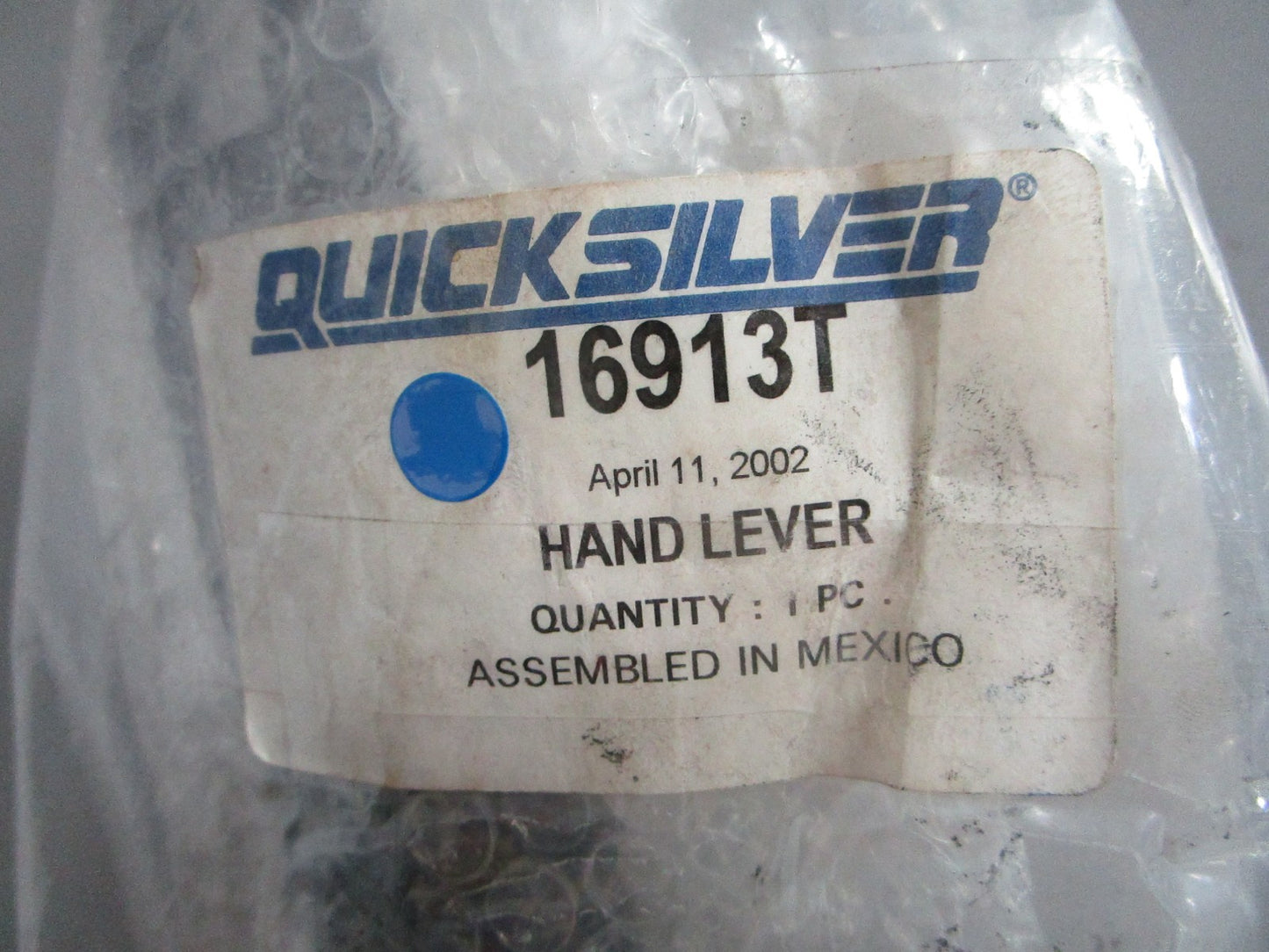 NEW OEM 16913T Mercury Quicksilver Handle Lever 0820