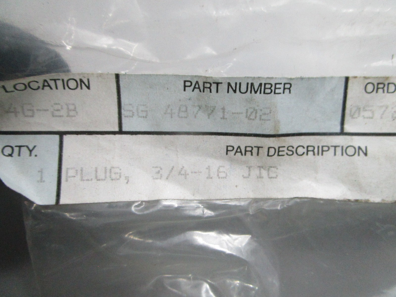 NEW OEM Scag 48771-02 Plug 0810