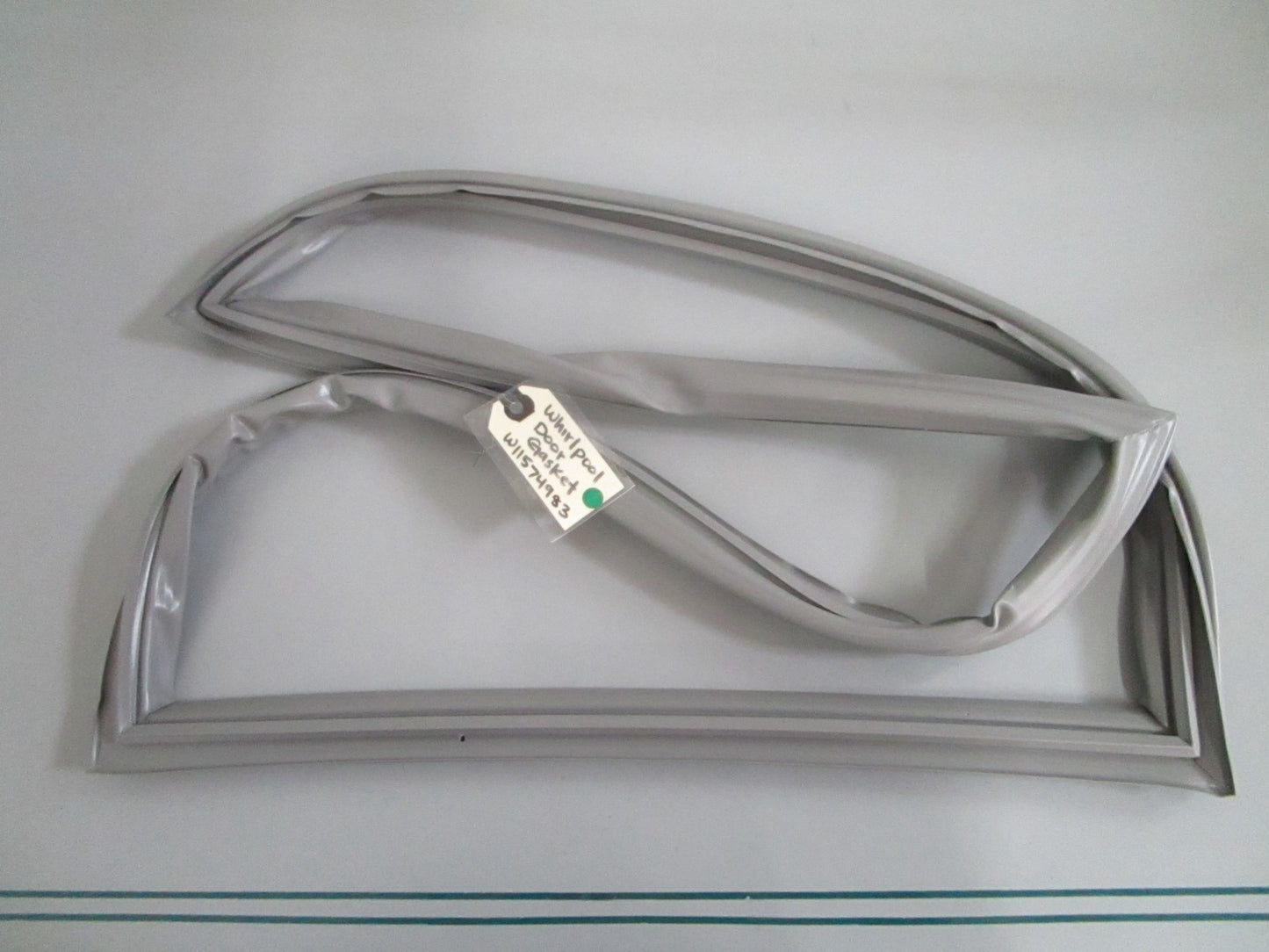 Whirlpool NEW OEM Refrigerator Freezer Door Gasket Gray W11574983 NOS Part 0820