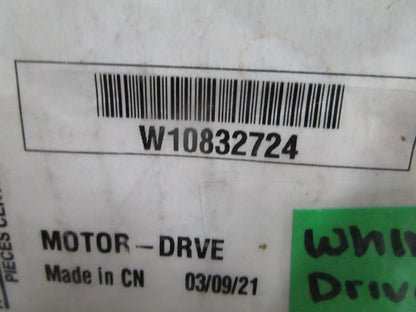 Whirlpool W10832724 NEW OEM Top Load Washer Drive Motor 0820