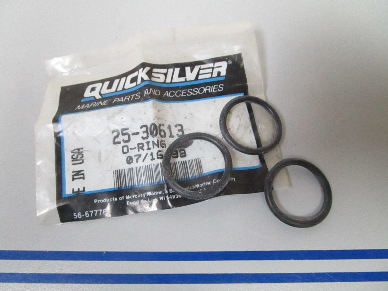 *NEW OEM* (LOT OF 3) 0810 Mercury Quicksilver O-Ring 25-30613