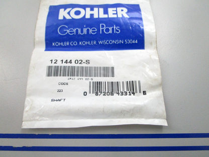 NEW OEM Kohler Shaft 12 144 02-S 0810