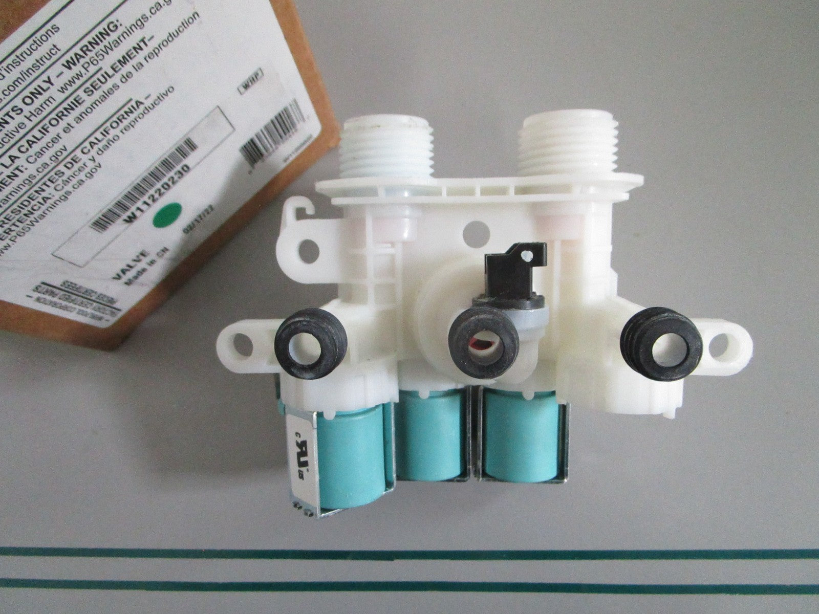 NEW OEM W11220230 Whirlpool Valve 0820