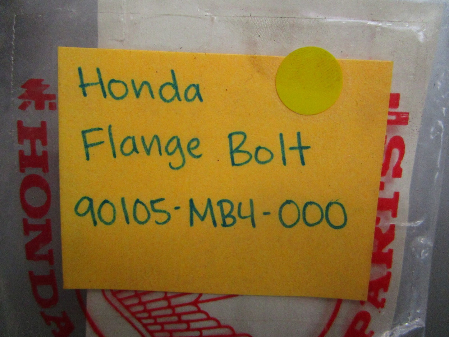 *NEW OEM* (LOT OF 10) 0810 Honda Flange Bolt 90105-MB4-000