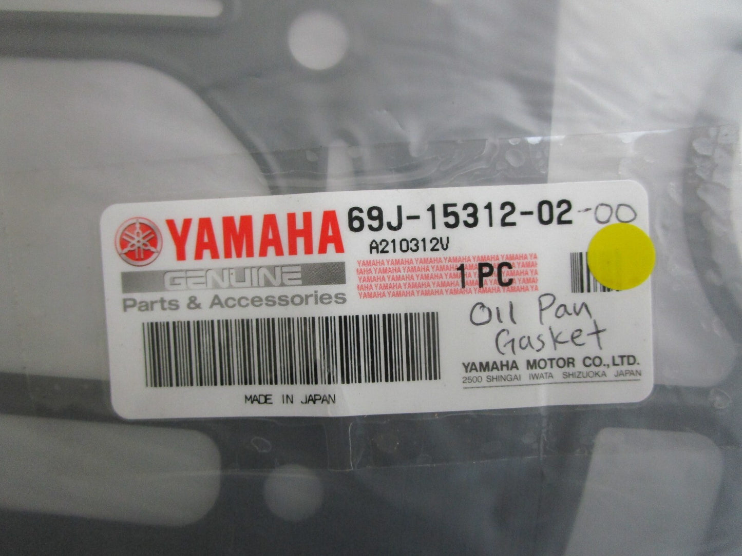 *NEW OEM* 0810 Yamaha Oil Pan Gasket 69J-15312-02-00
