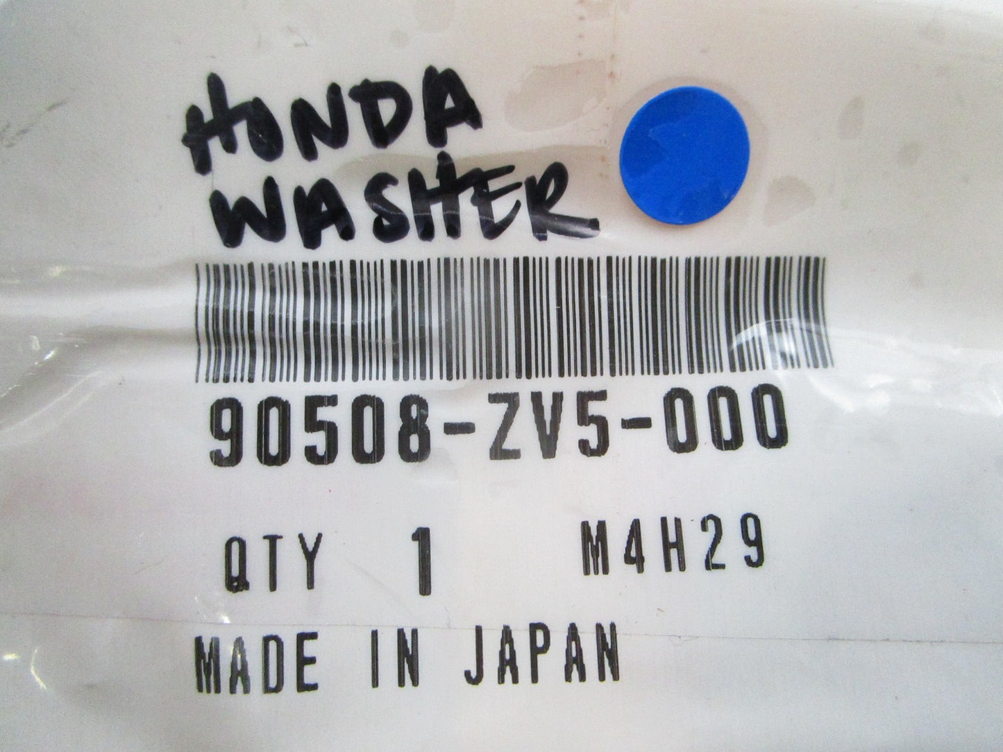 NEW OEM Honda 90508-ZV5-000 Washer 0810