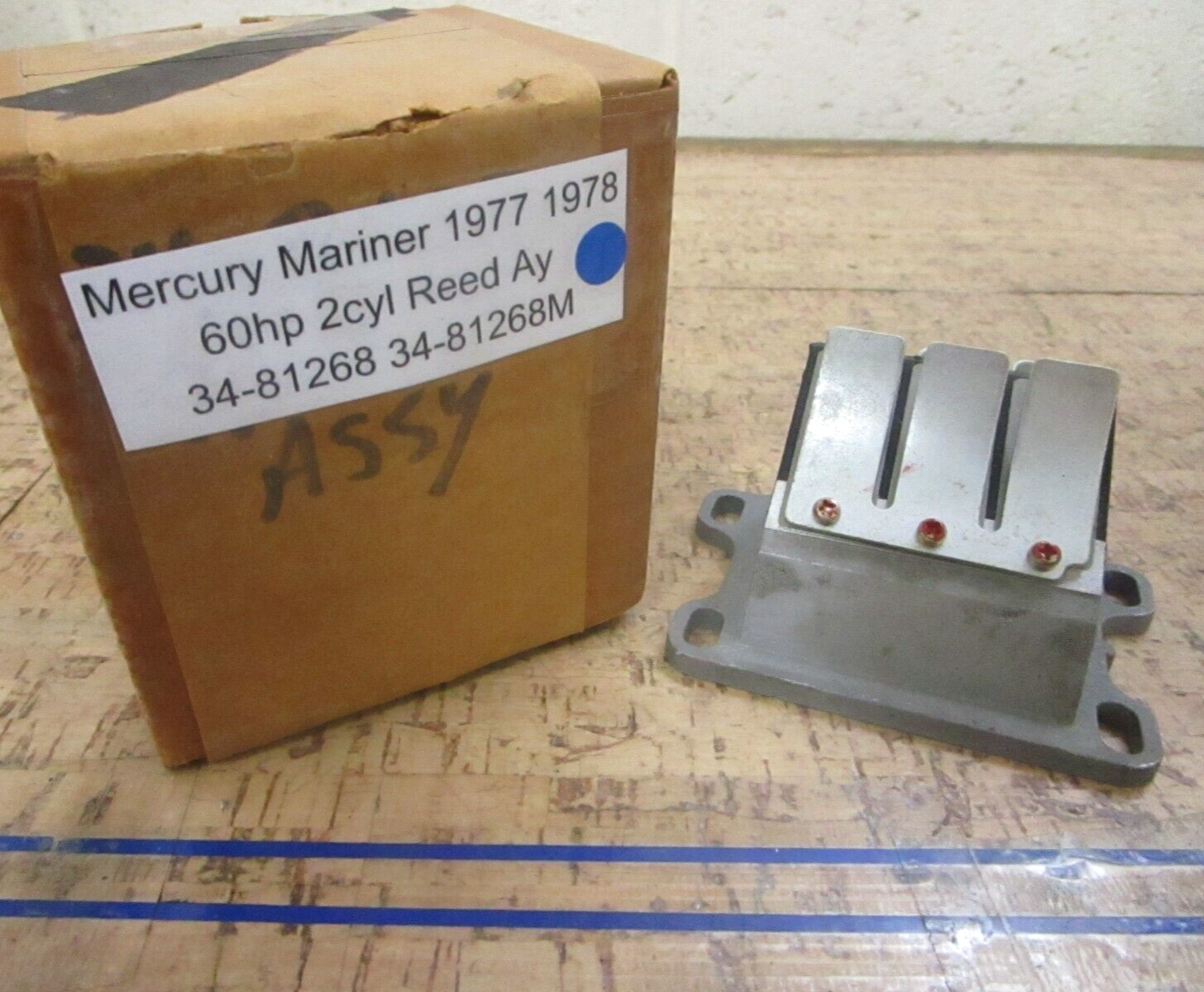 *NEW OEM* 0780 Mercury Mariner 1977 1978 60hp 2cyl Reed Ay 34-81268 34-81268M