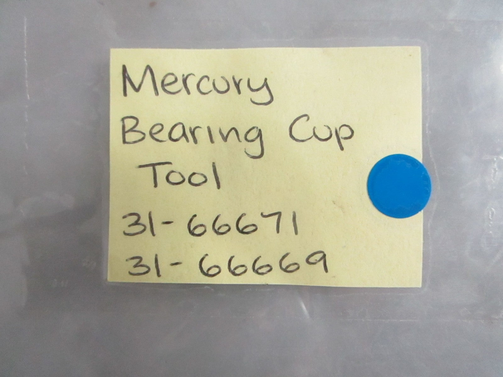 NEW OEM 31-66671 31-66669 Mercury Quicksilver Bearing Cup Tool 0820