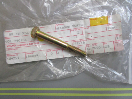 *NEW OEM* 0810 Volvo Penta Hexagon Screw 940136