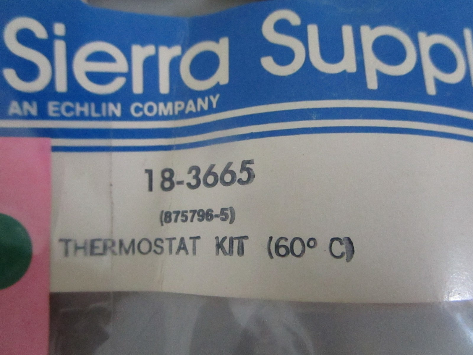 NEW 18-3665 Sierra Thermostat Kit Rep: 875796 Volvo 0820