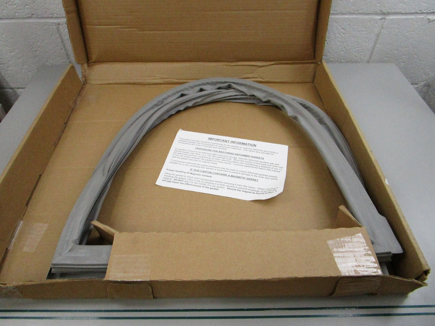 NEW OEM W10830046 Whirlpool Door Gasket 0810