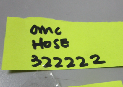 *NEW OEM* 0810 OMC Johnson Evinrude Hose 322222 0322222