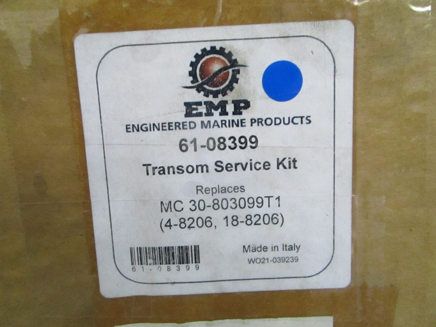 *NEW* 0820 EMP Transom Service Kit 61-08399 Replaces: 30-803099T1
