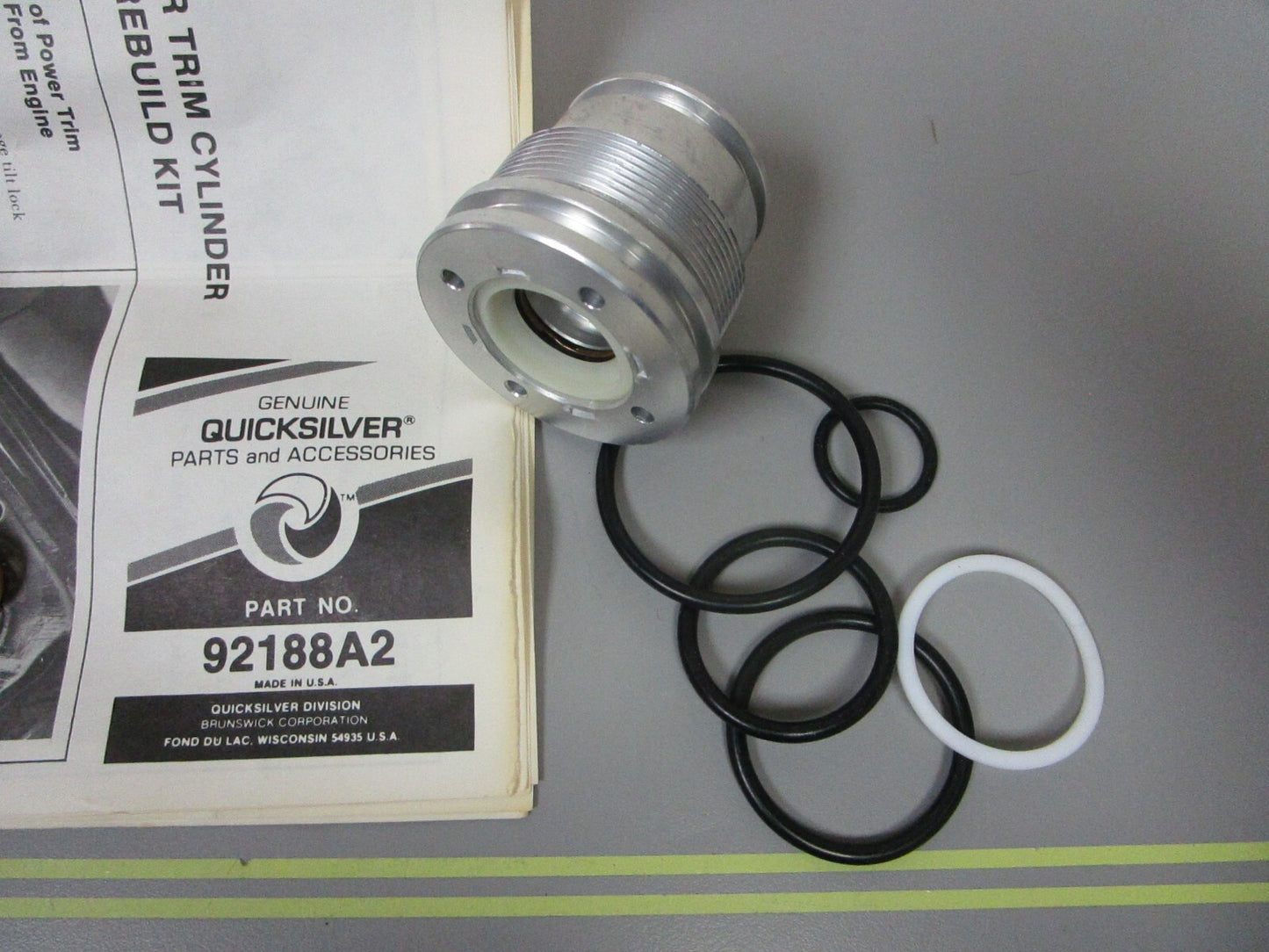 *NEW OEM* 0720 Mercury Quicksilver Trim Cylinder Rebuild Kit 92188A2
