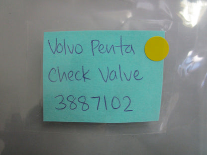 *NEW OEM* 0810 Volvo Penta Check Valve 3887102