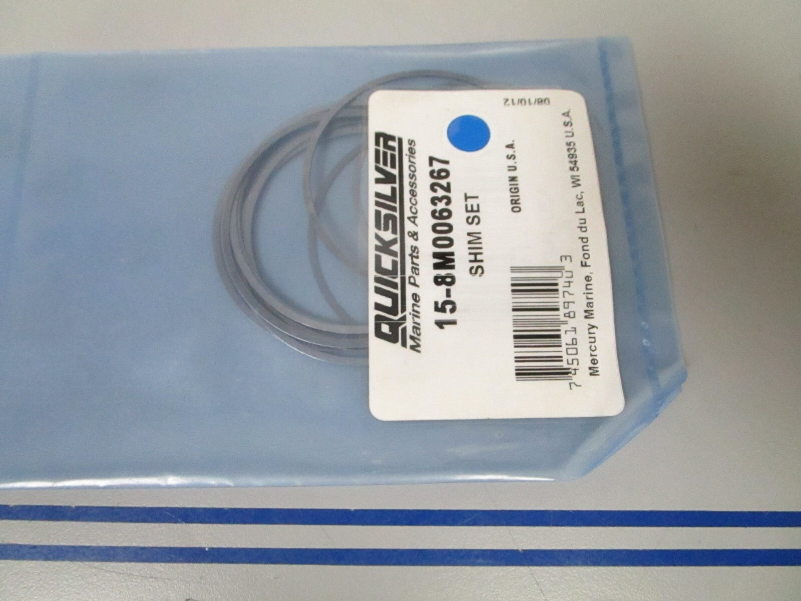 *NEW OEM* 0720 Mercury Quicksilver Shim Set 15-8M0063267