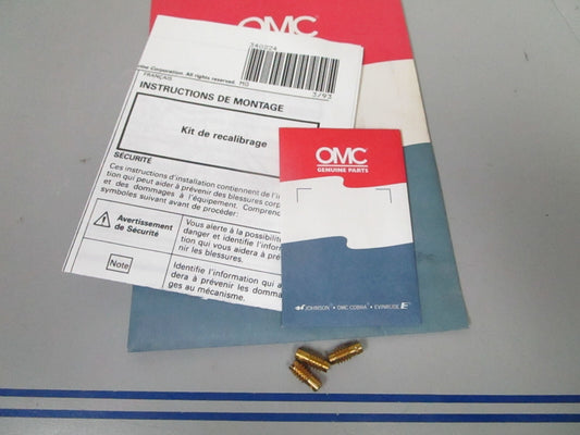*NEW OEM* 0720 OMC Johnson Evinrude 60 hp Orifice Kit 436678 0436678