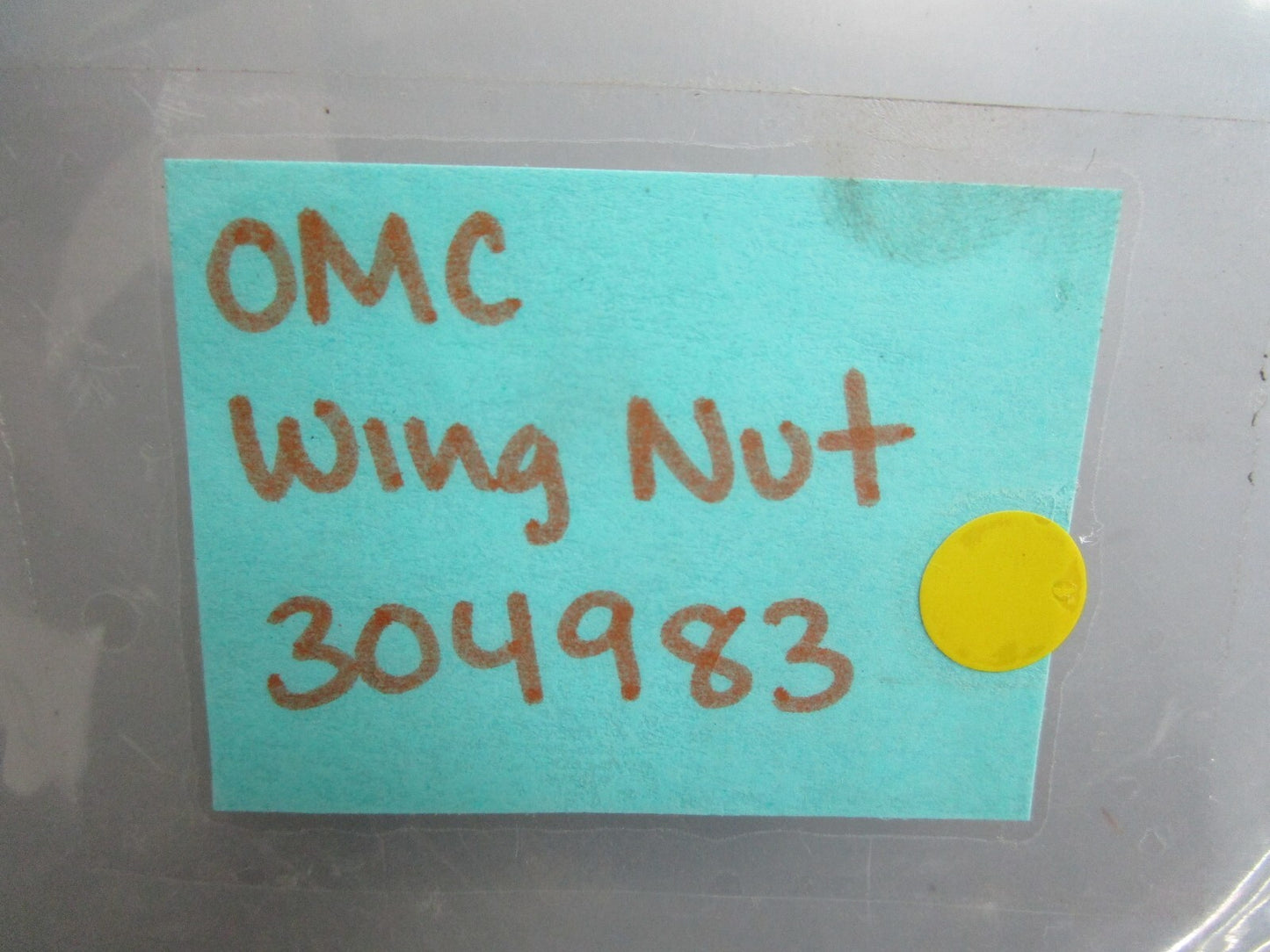 *NEW OEM* (LOT OF 2) 0820 OMC Johnson Evinrude Wing Nut 304983 0304983