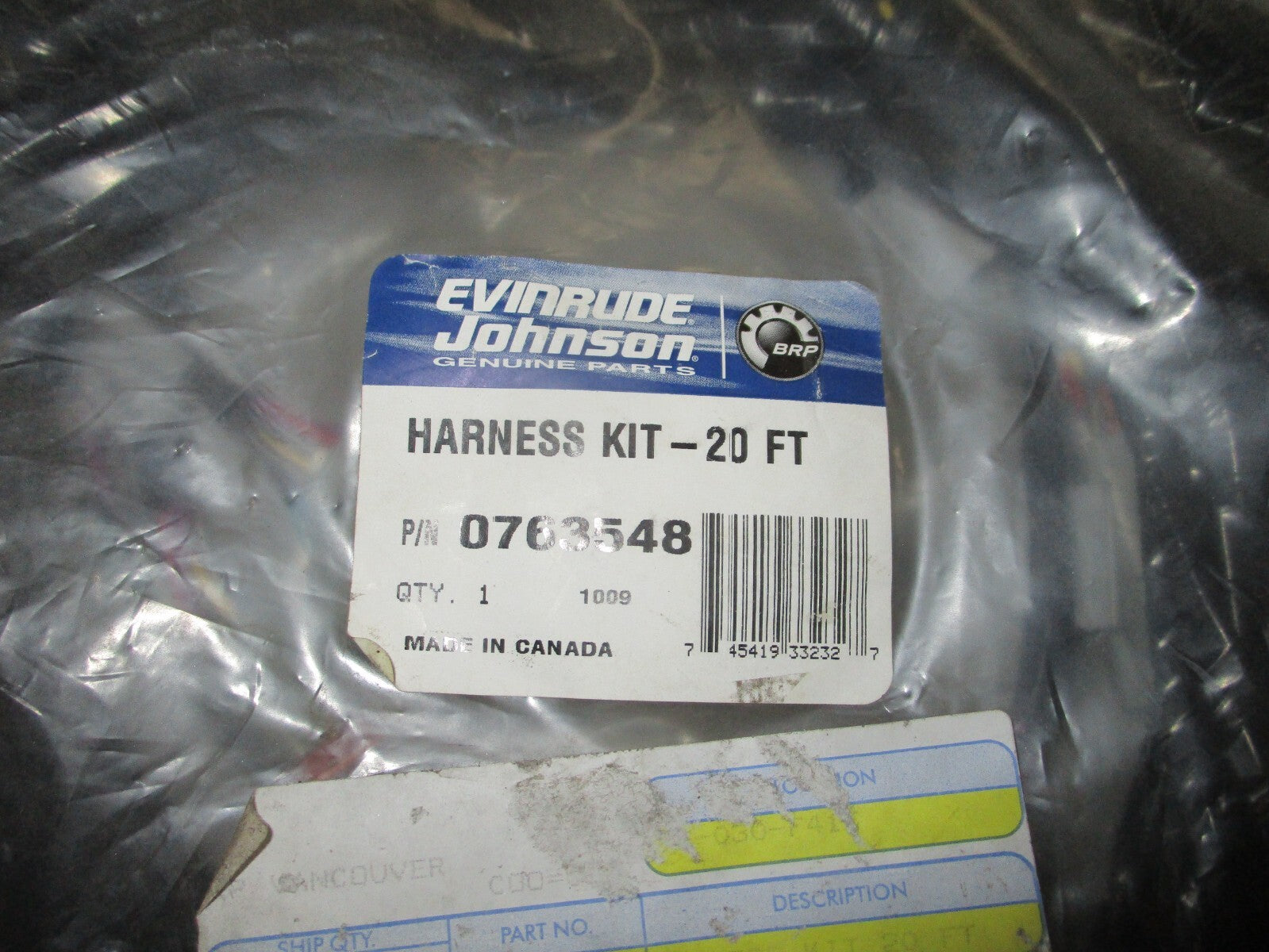 *NEW OEM* 0720 OMC Johnson Evinrude 20ft Twin Ignition Trim Harness Kit 763548