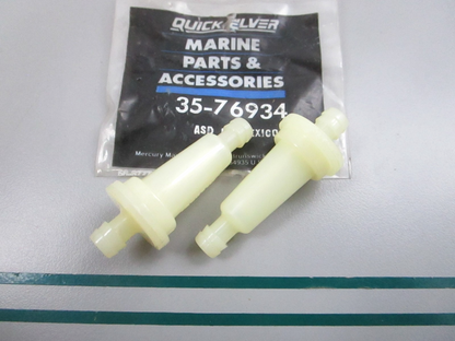 NEW OEM (LOT OF 2) 35-76934 Mercury Quicksilver Fuel Filter 0810