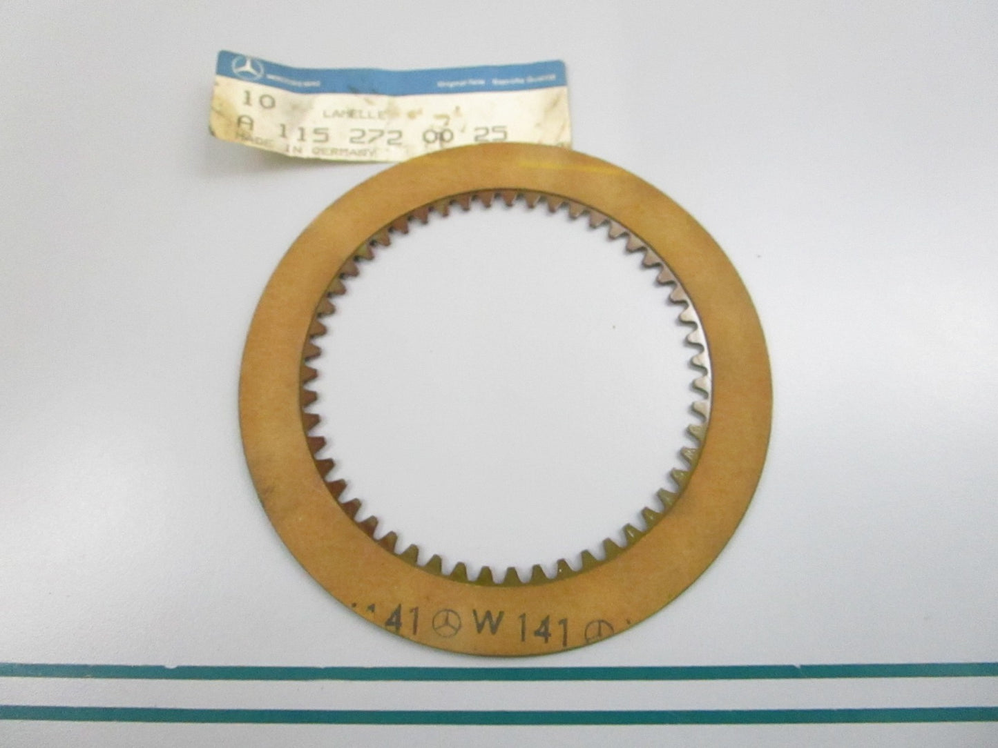 NEW OEM 1152720025 Mercedes-Benz Clutch Plate 0810