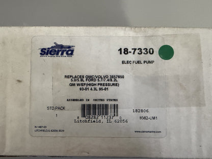 NEW 18-7330 Sierra Electric Fuel Pump Rep: 3857650 Volvo 0820